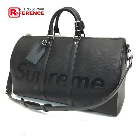 supreme lv duffle bag fake|louis vuitton supreme duffle.